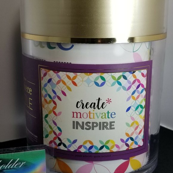 NEW Erin Condren 500 Piece Puzzle - Colorful Mid Century Circles Design - Picture 2 of 4